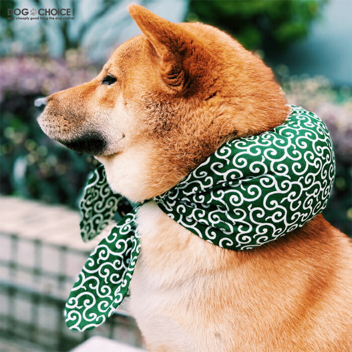 【風呂敷風ペット用クッション入りスカーフ】犬用スカーフ/猫用スカーフ/スカーフ