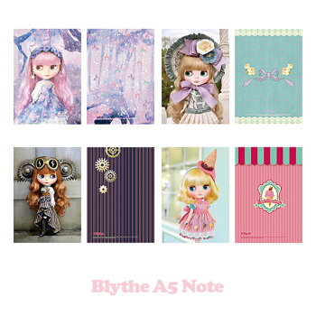 【ゆうパケット発送】BlytheA5NoteBook『ブライスA5ノート』全5種