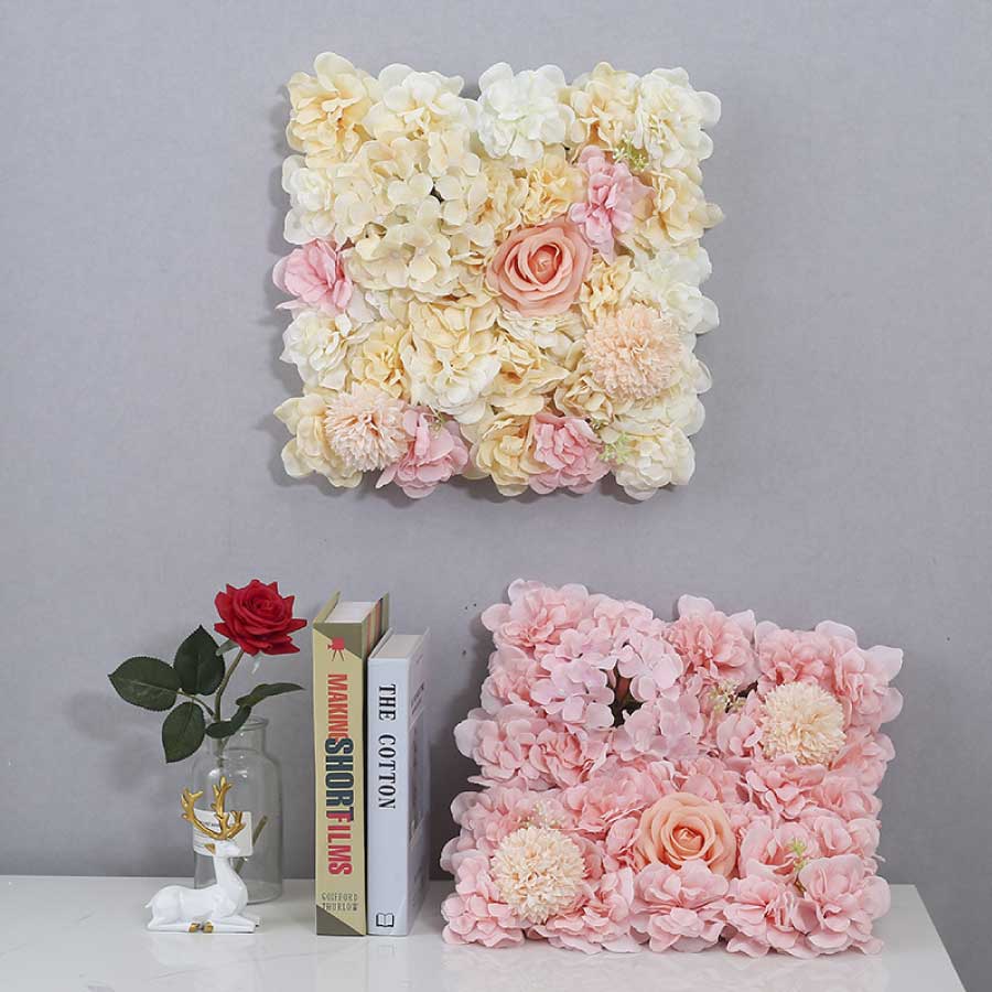 造花壁パネル フラワーパネル 花の壁のパネル お花 結婚式 背景 DIY