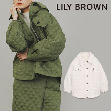 SALE50%OFF】リリーブラウン LILY BROWN 秋冬 キルティングジャケット