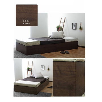 床下収納ベッド ベッド シングル フレームのみ 収納 コンパクト 大容量