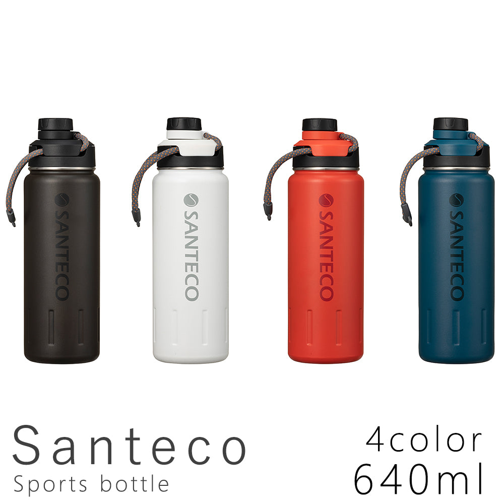 Ｓａｎｔｅｃｏ（サンテコ）　スポーツボトル　６４０ｍｌ　水筒　ステンレス　直飲み　ＳＡＮＴＥＣＯ　サンテコ　Ｋ２　スポーツボトル　６４０ｍｌステンレス製　広口　アウトドア