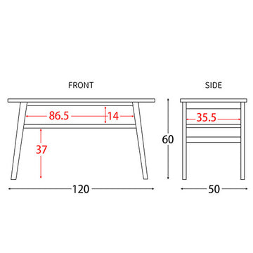Ｔｏｐｐｙ（トッピー）ソファテーブルソファテーブル高め幅１２０テーブル高さ６０ｃｍ収納付きダイニングテーブル一人暮らしリビングテーブルセンターテーブル棚付き木製パソコンテーブルウォールナットブラウンホワイト白木目天然
