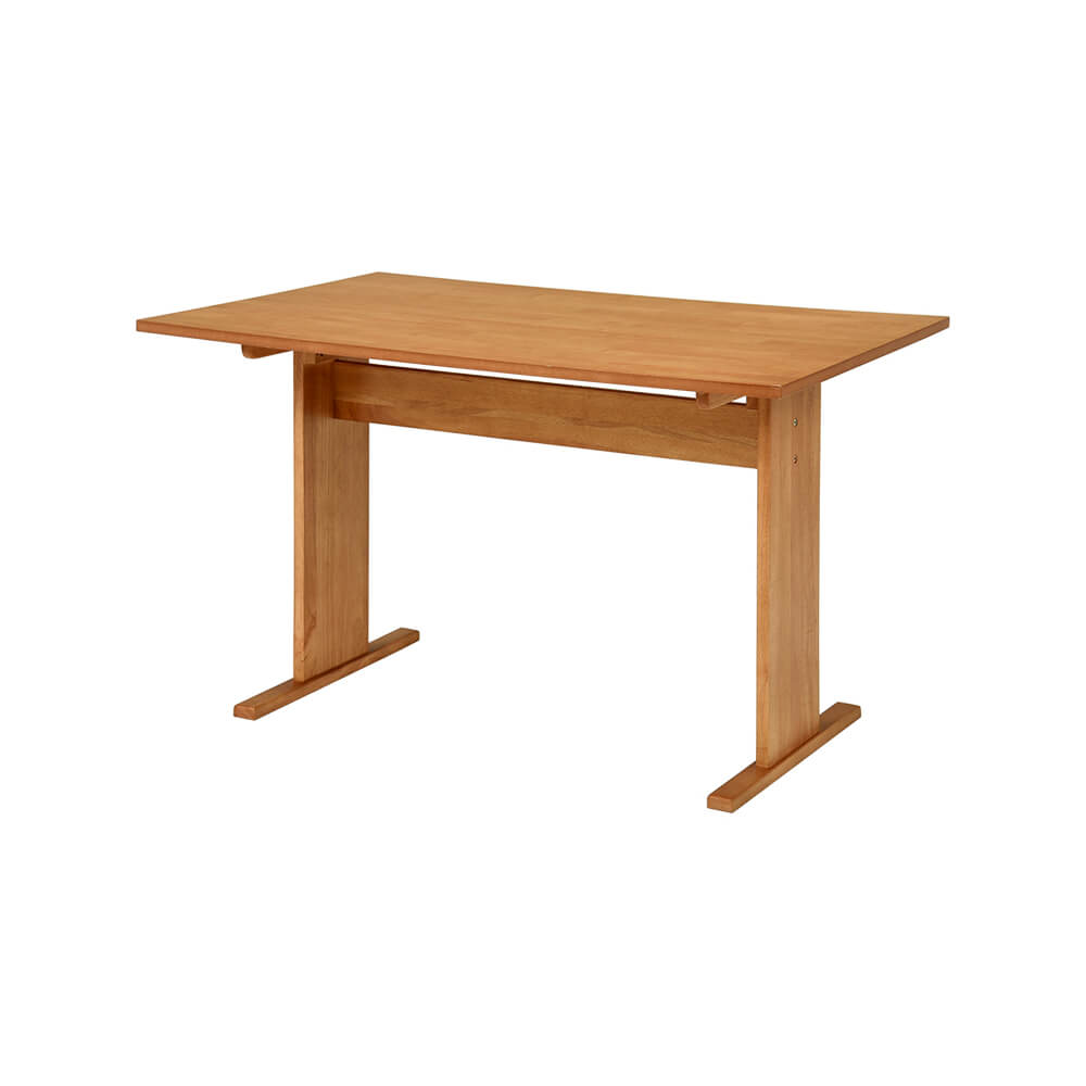 Ｒｅｚｍａ（リズマ）　北欧風天然木ダイニングテーブル　幅１１０ｃｍ　天然木　ダイニングテーブル　リビングテーブル　食卓テーブル　食卓机　ナチュラル　シンプル　北欧　レトロ　西海岸　ミッドセンチュリー　ｍｅｇｌａｓ　メグラス