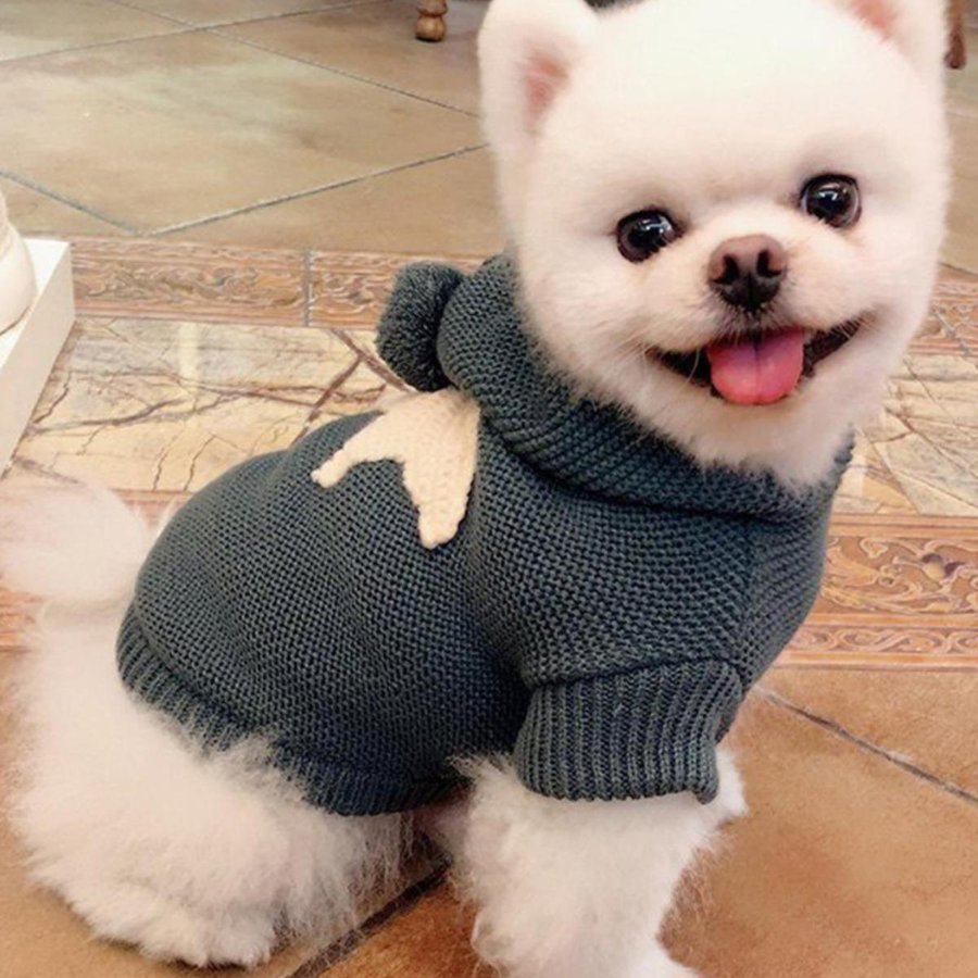 犬の服 犬のセーター 編み 犬のニット かわいい ドッグウェア 猫の服