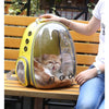 猫 キャリーバッグ ペット バッグ ペット用キャリーバッグ 透明 バッグ カプセル型 開放感 ペットバッグ 犬猫兼用 ペット鞄 Panni