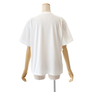 手書き風プリント半袖Tシャツカットソー 春夏 韓国ファッション