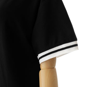 英字デザイン半袖ポロシャツ 韓国ファッション – サステナブルなEC