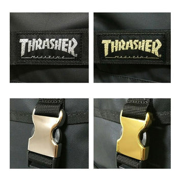 【送料無料】 THRASHER スラッシャー リュック バッグ バックパック デイパック メッシュ 黒 ブラック メンズ レディース スケート スケーター