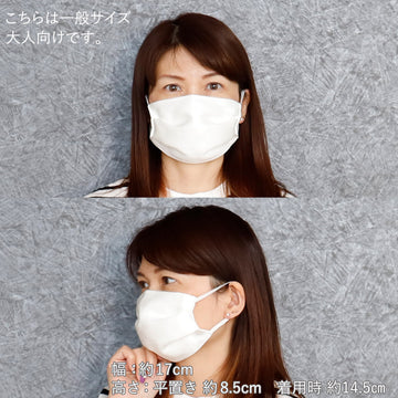 洗えるマスク絹マスク大きめマスク１枚入ＵＶカット抗菌不織布肌に優しい通勤吸湿防臭メール便２ポイント