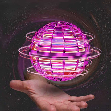 フライングボール トイドローン 球状 ジャイロ 飛行 クリスマス UFO おもちゃ ブーメラン 360°回転 スピナー LED 自動回避 超軽量プレゼント 子供 ギフト 誕生日 プレゼント